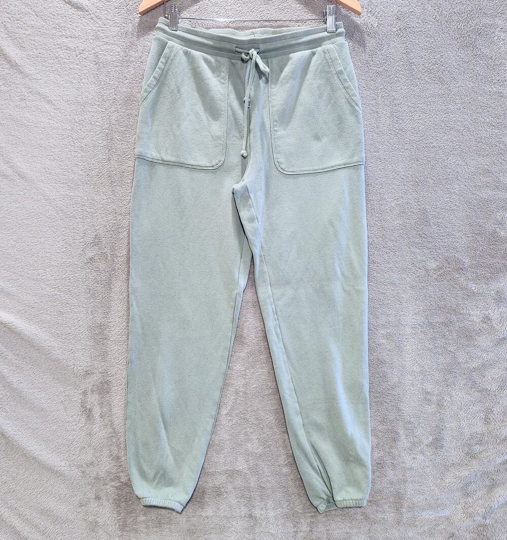 American Eagle Womens Green Tomgirl Jogger Patch Pocket Sweatpants Size Small